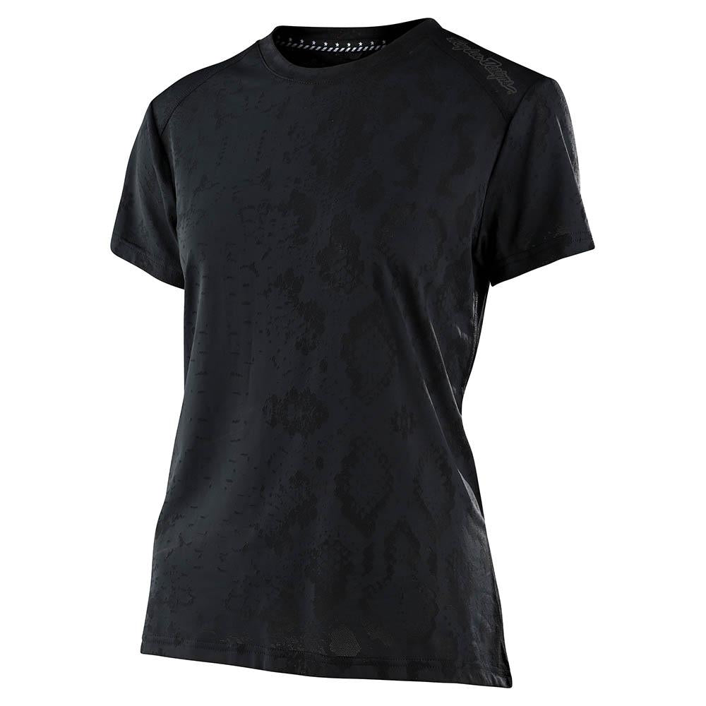 357972001 WMNS LILIUM SS JERSEY SNAKE BLACK