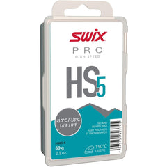 Swix HS5 Turquoise Glide Wax -10C/-18C