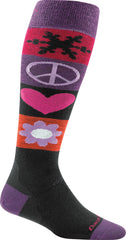 Darn Tough Peace Love Socks