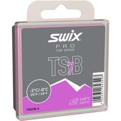 Swix TS7 Top Speed Purple Glide Wax -2/-8C 40g