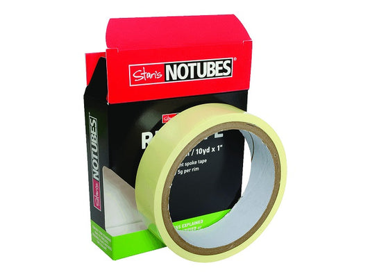 STANS NO TUBES YELLOW RIM TAPE 25MM X 9.14 M