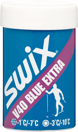 Swix V40 Extra Blue -1°C/-10°C Kick Wax