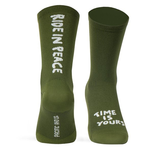 Pacific Knitted "Ride In Peace" Socks