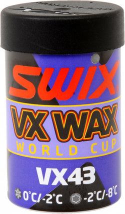 Swix VX43 High Fluor +0°C/-8°C  Kick Wax