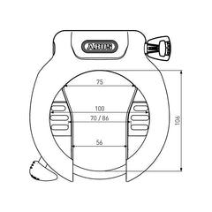 Abus 4750S Pro Amparo Frame Lock