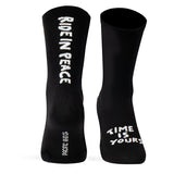 Pacific Knitted "Ride In Peace" Socks