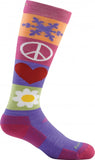 Darn Tough Peace Love Socks