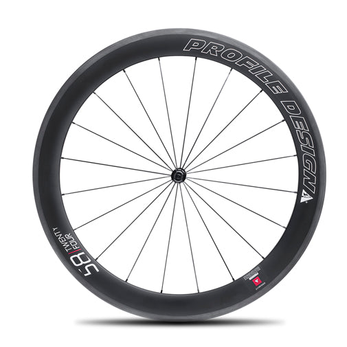 Roue Avant 700C Profile 58/24 Carbon Clincher